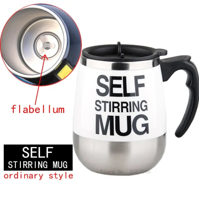 Automatic Self-Stirring Magnetic Mug