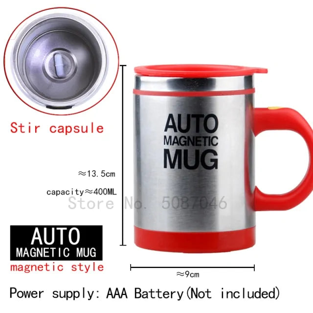 Automatic Self-Stirring Magnetic Mug