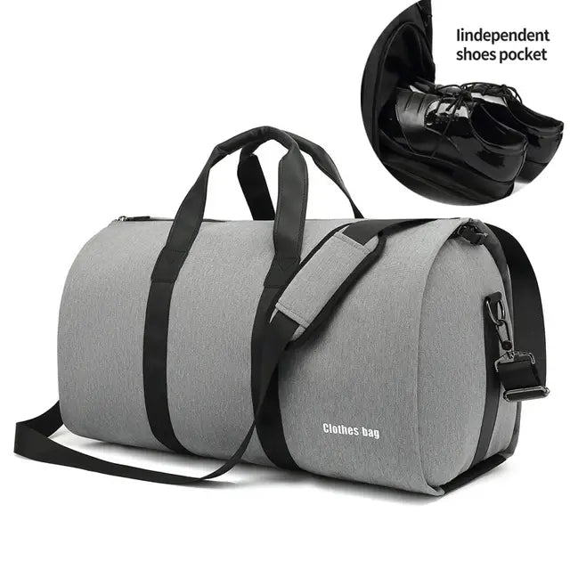 Garment Multi-Pocket Shoulder Bag