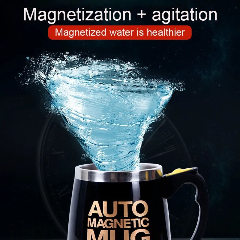 Automatic Self-Stirring Magnetic Mug