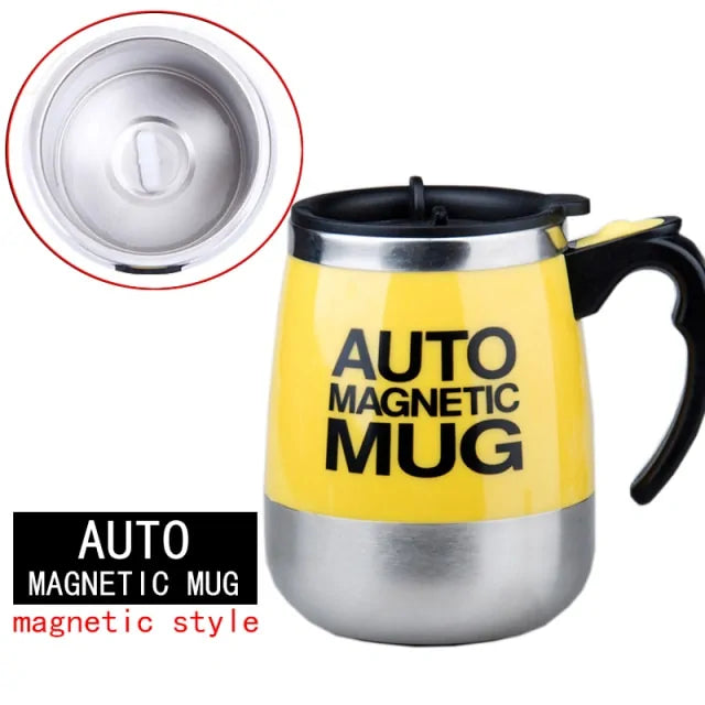 Automatic Self-Stirring Magnetic Mug