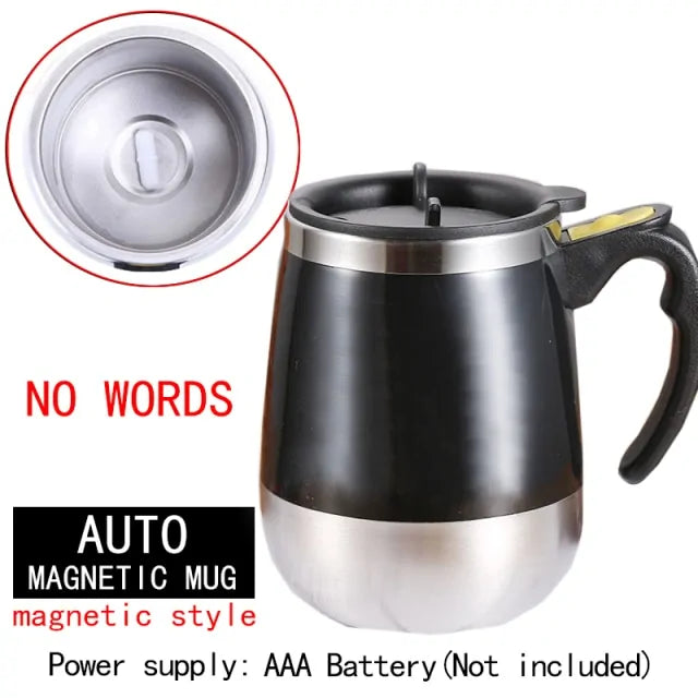 Automatic Self-Stirring Magnetic Mug