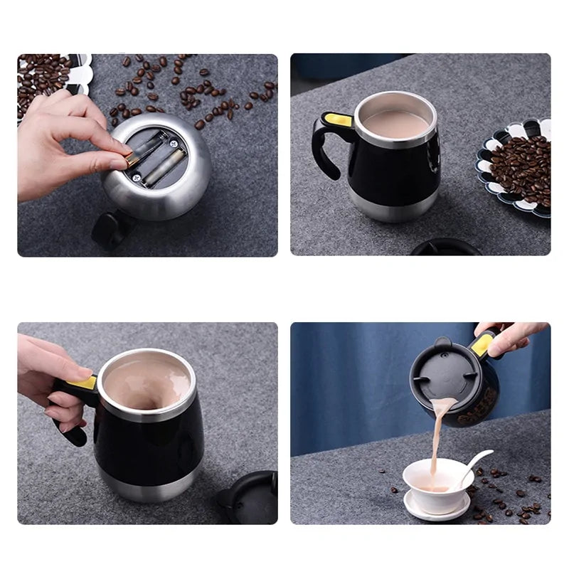 Automatic Self-Stirring Magnetic Mug