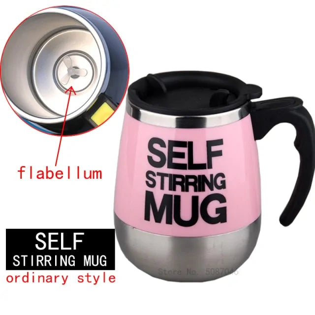 Automatic Self-Stirring Magnetic Mug