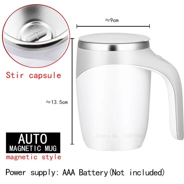 Automatic Self-Stirring Magnetic Mug
