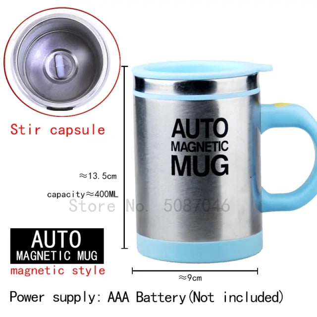 Automatic Self-Stirring Magnetic Mug