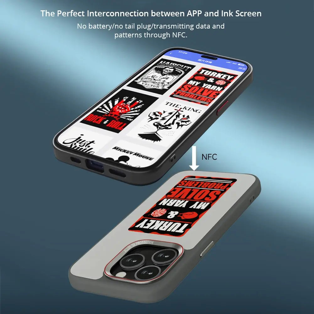 iPhone E-Ink Smart Case