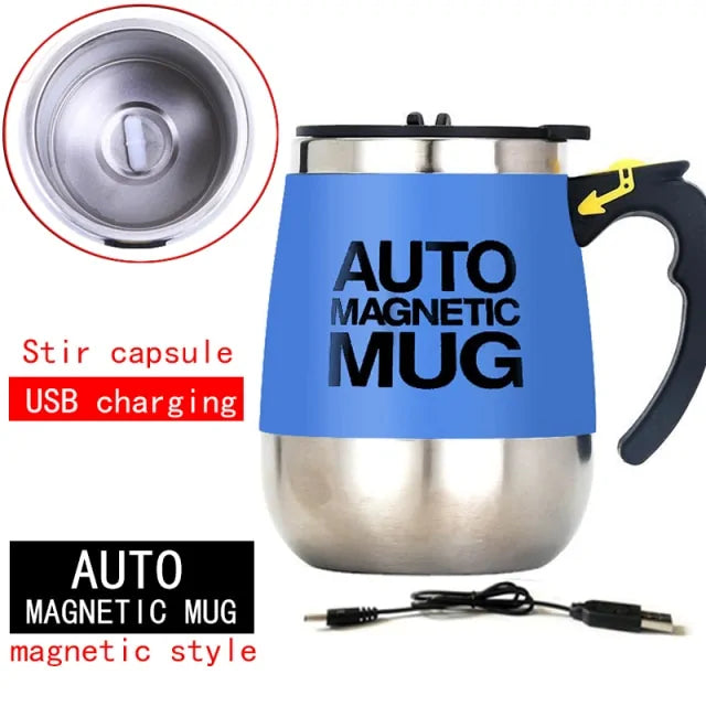Automatic Self-Stirring Magnetic Mug