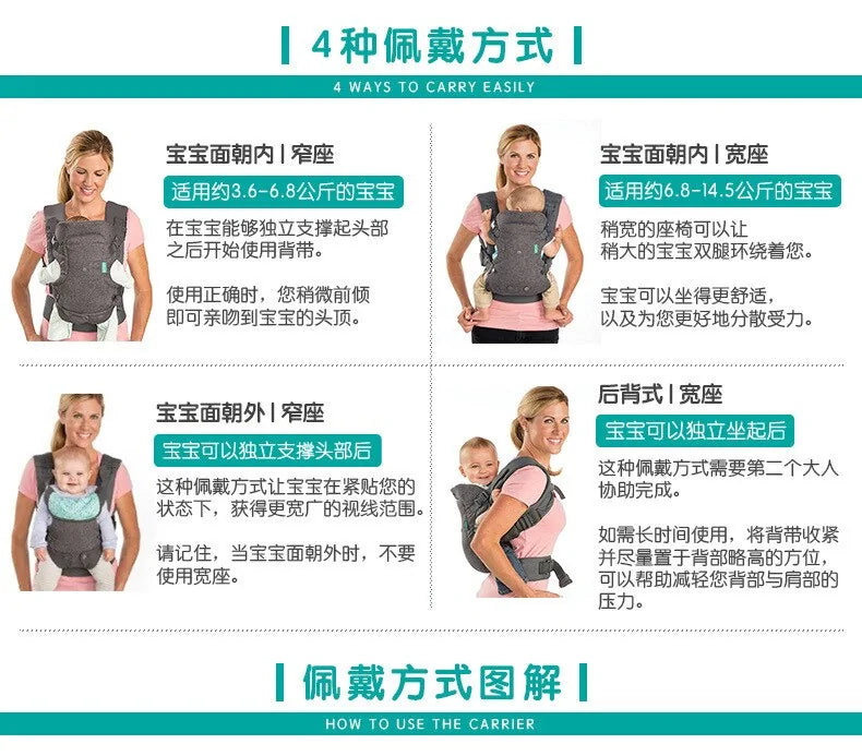 Ergonomic Baby Hip-seat Carrier