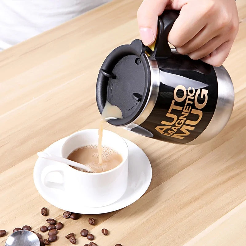 Automatic Self-Stirring Magnetic Mug