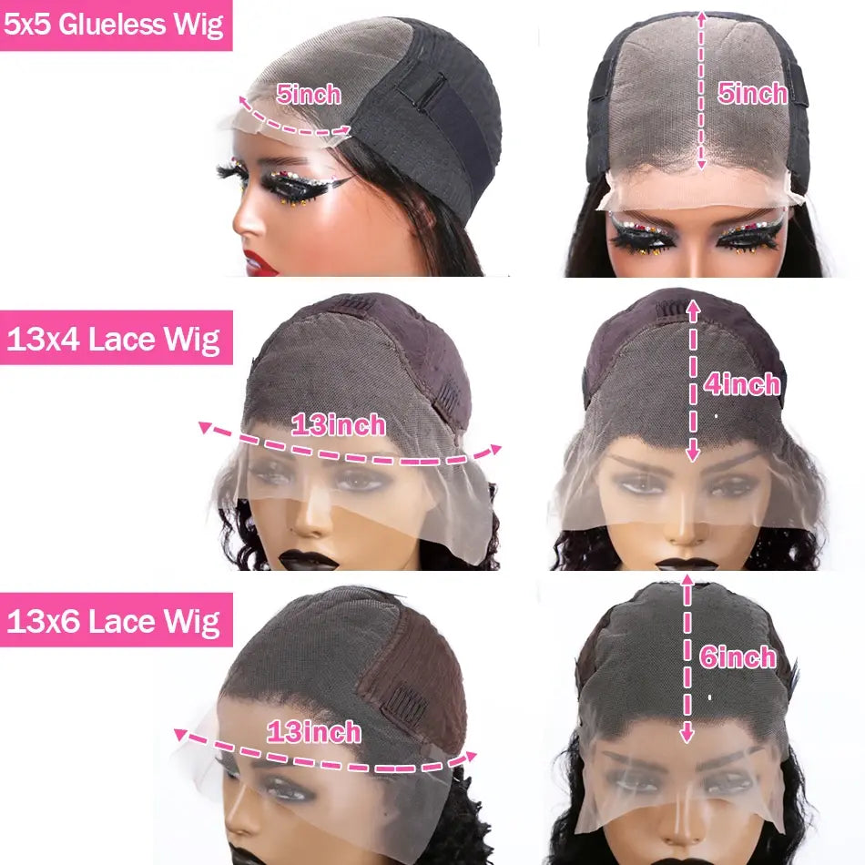 Brazilian Waves: Lace Front Human Hair Wig