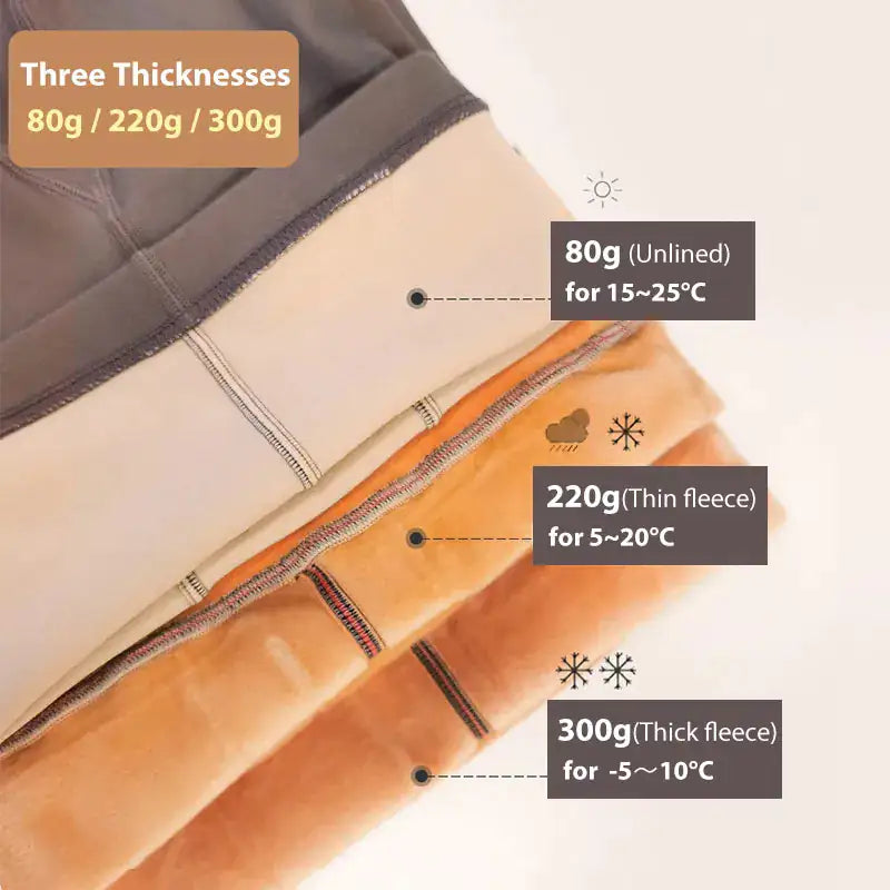 Collants thermiques élégants pour l'hiver