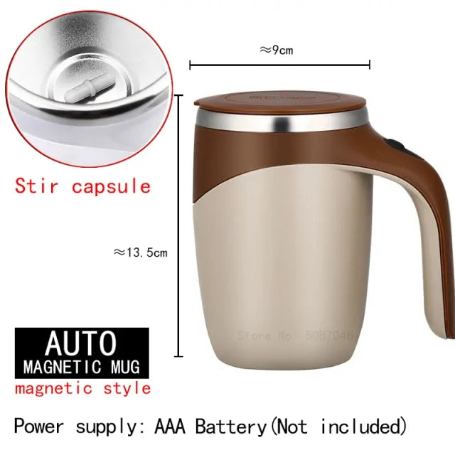Automatic Self-Stirring Magnetic Mug