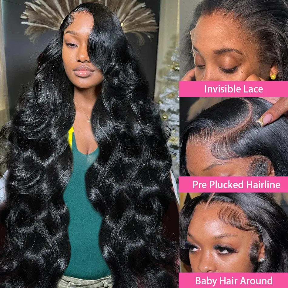 Brazilian Waves: Lace Front Human Hair Wig