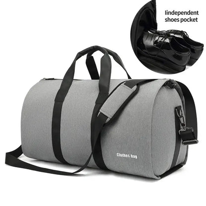 Garment Multi-Pocket Shoulder Bag