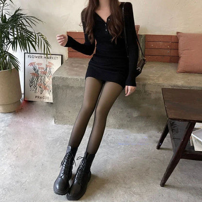 Collants thermiques élégants pour l'hiver
