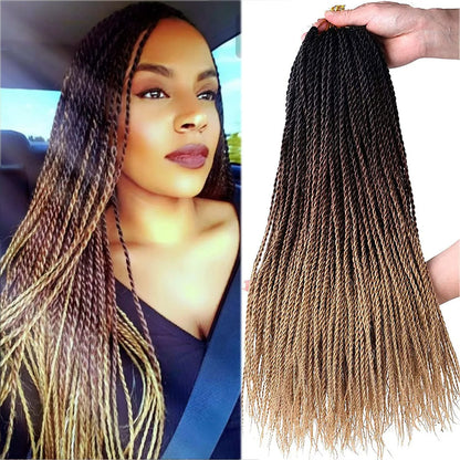 Tresses torsadées sénégalaises