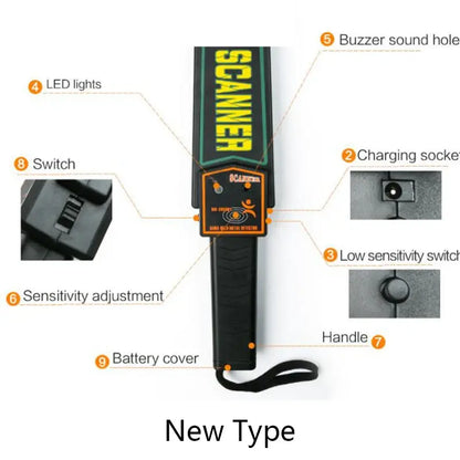 Portable Metal Detector - Security Electronic Body Measurement Tool