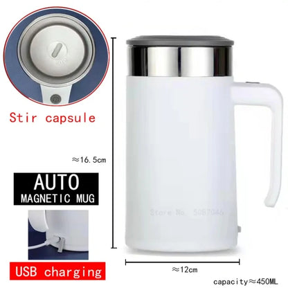 Automatic Self-Stirring Magnetic Mug