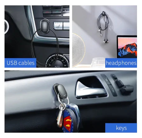 Crochet à ventouse auto-adhésif