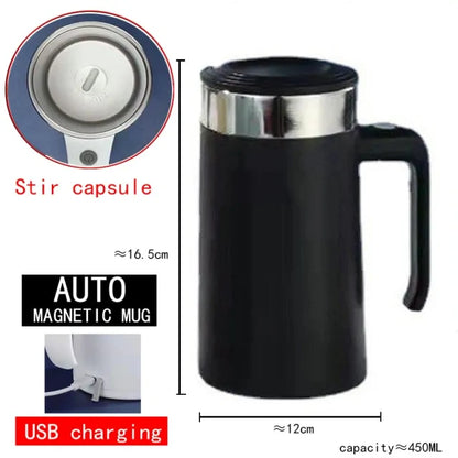 Automatic Self-Stirring Magnetic Mug