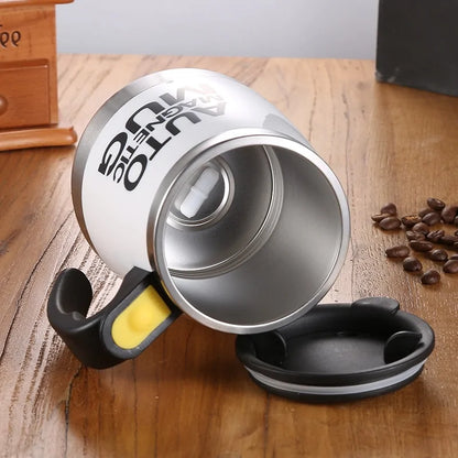 Automatic Self-Stirring Magnetic Mug