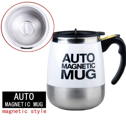 Automatic Self-Stirring Magnetic Mug