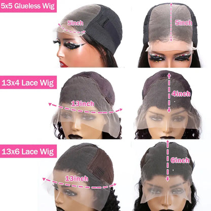 Brazilian Waves: Lace Front Human Hair Wig