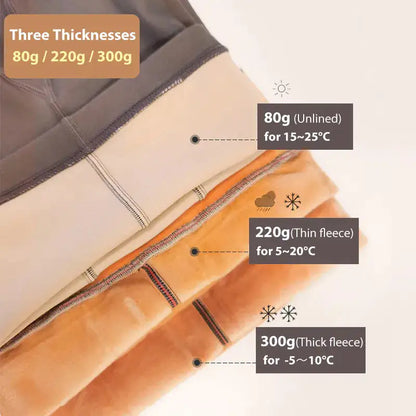 Collants thermiques élégants pour l'hiver